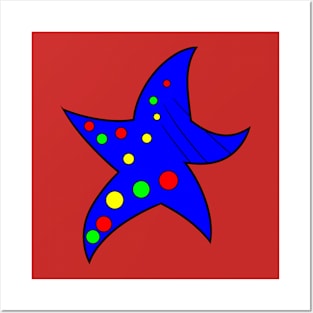 Bright Starfish Posters and Art